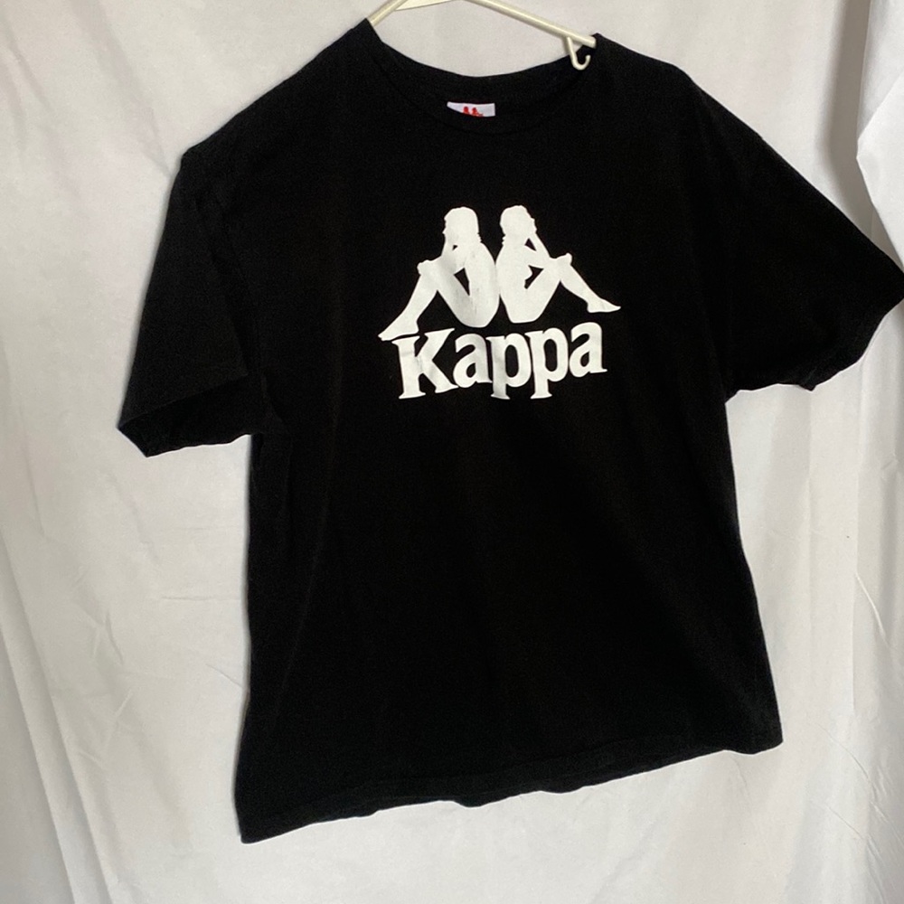 L Kappa T Black Semi distressed emblem